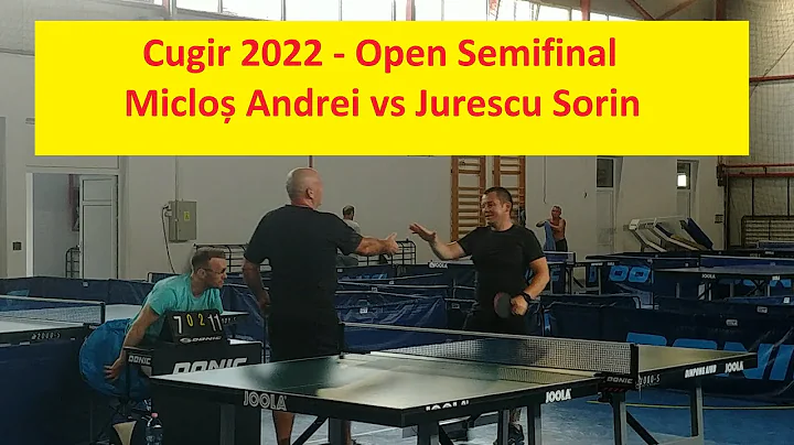 Miclos Andrei vs Jurescu Sorin | Cugir 2022 Open S...