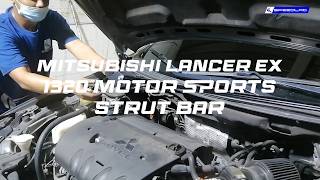 Mitsubishi Lancer EX 1320 Strut Bar Installation