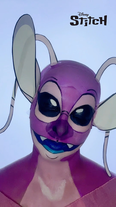 ANGEL STITCH 🩷 #angel #stitch #liloandstitch #disneymakeup #foryou #disney #makeup #foryou #acting