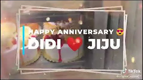 Happy marriage anniversary Didi aur jiju status in song/ anniversary status didi jija