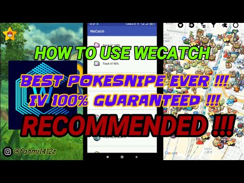 How To Use WeCatch & GET IV100 | BEST POKE SNIPE EVER | POKEMON GO FAKE GPS 2020 WORKED ALL ANDROID‼