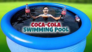 We Made Biggest Coca Cola Swimming Pool😱 क्या कोका कोला में नहाके मैं काला हो जाऊँगा 😅