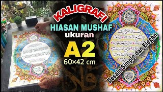 Kaligrafi Hiasan Mushaf A2