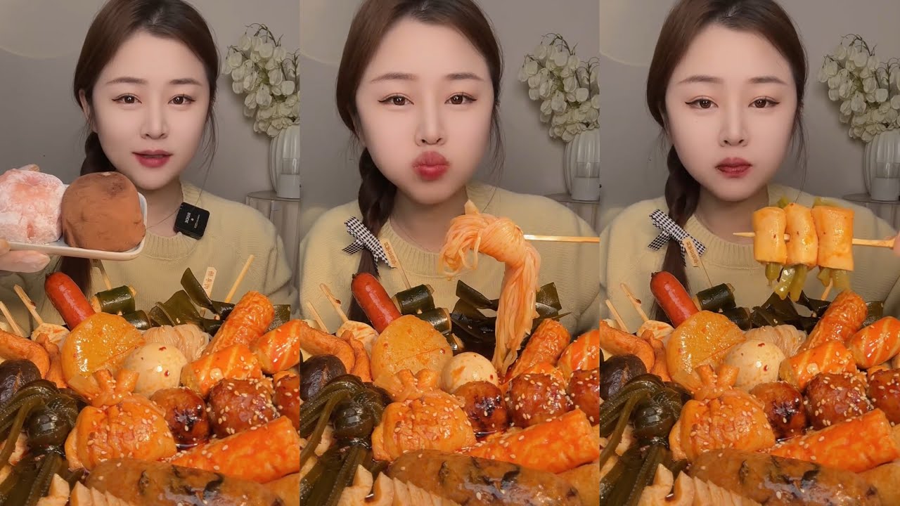 Chinese Food Asmr/ Mukbang Eating Show | Soslu Çin Yemekleri Yeme🌶 🥵😋