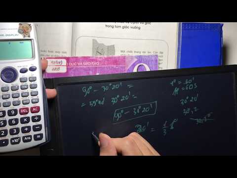 Video Đổi độ phút giây qua nhau bằng máy tính casio fx 570es - youtube