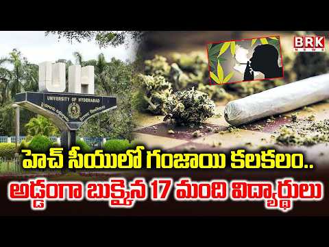Eagle Team Rides In HCU | 17 Students Tested Ganja Positive In HCU |  BRK News - TV9
