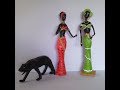 AFRICANAS hechas de papel           African made of paper