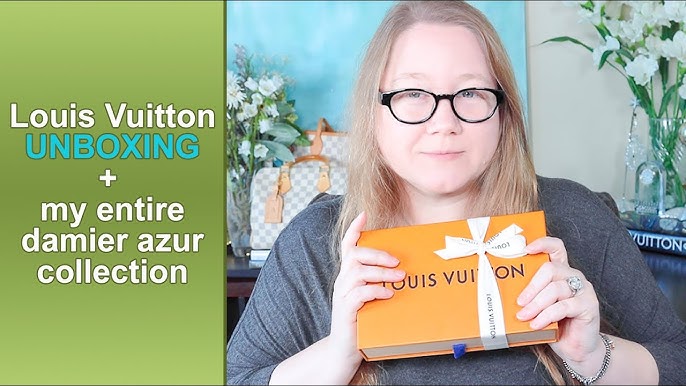 LOUIS VUITTON KEY POUCH DAMIER AZUR  UNBOXING, FIRT IMPRESSIONS & HOW I  GOT IT 