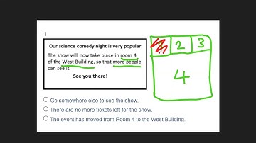 KET, A2 Key, Cambridge exam, Reading and Writing sample question1