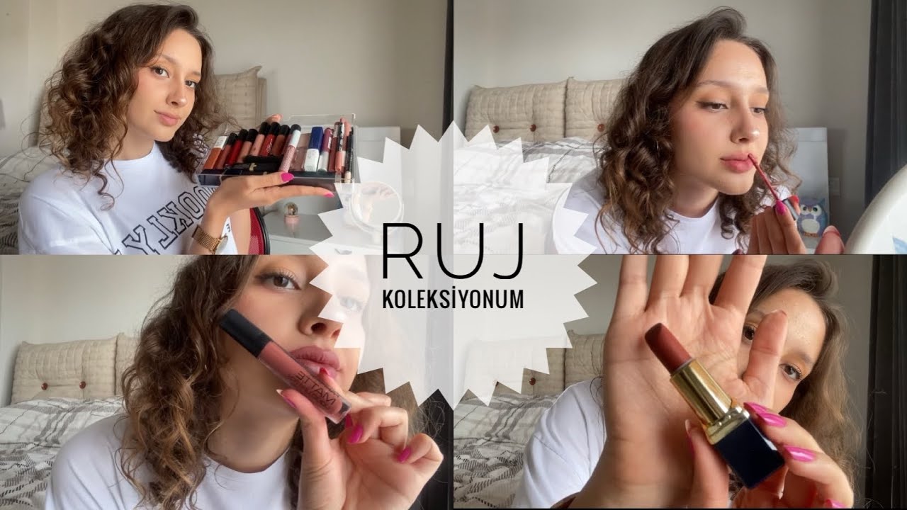 RUJ KOLEKSİYONUM 💄|| HEPSİNİ DENEDİM!