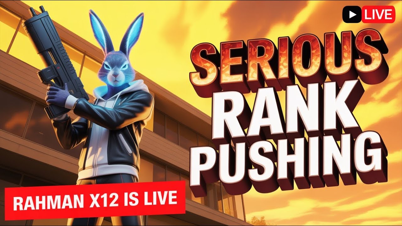 Free Fire Gold to Grandmaster Live Rank Push✌ 