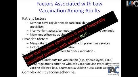 Session I: Reducing Barriers and Increasing Vaccine Uptake