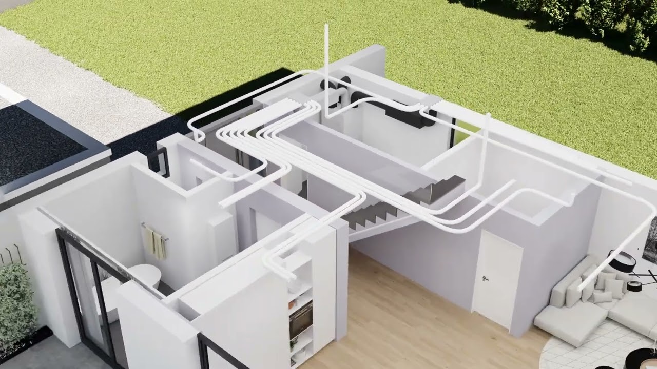 Heat pump combi unit PKOM4