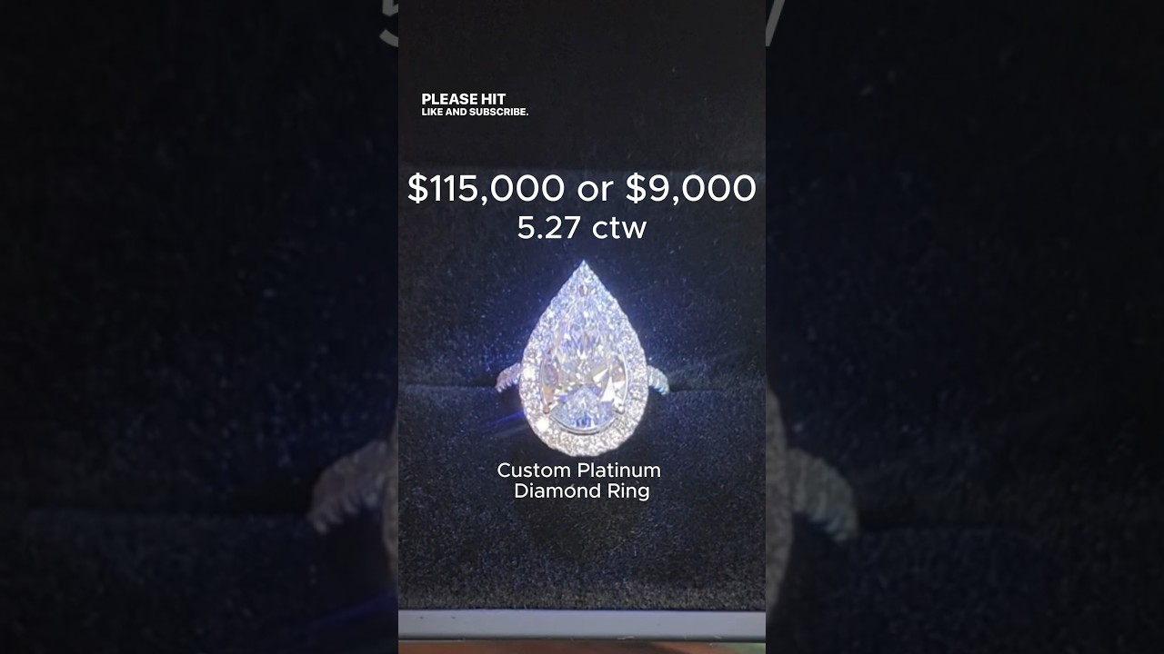 The Hybrid Ring: Setting a 4 Carat Lab Grown Diamond in a Natural Diamond Setting Platinum