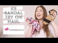 EVERYTHING5POUNDS SANDAL HAUL | LET'S GET SUMMER READY | SHOE HAUL TRY ON