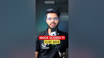 Ideal CLAT mock scores | 3 months before #clat2025 | #clat #clatpreparation