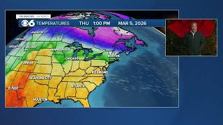 Cool and scattered showers Tuesday; highs hit 80s later this week