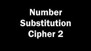 Number substitution cipher 2 (with multiplication)