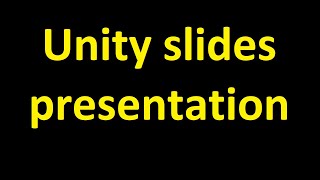 Unity slides presentation Net Worth