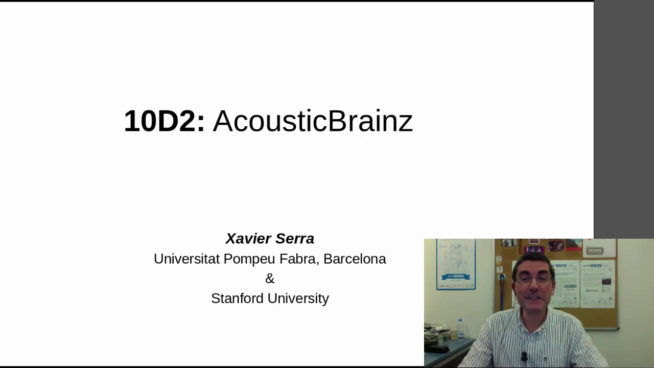 10D2 AcousticBrainz - YouTube