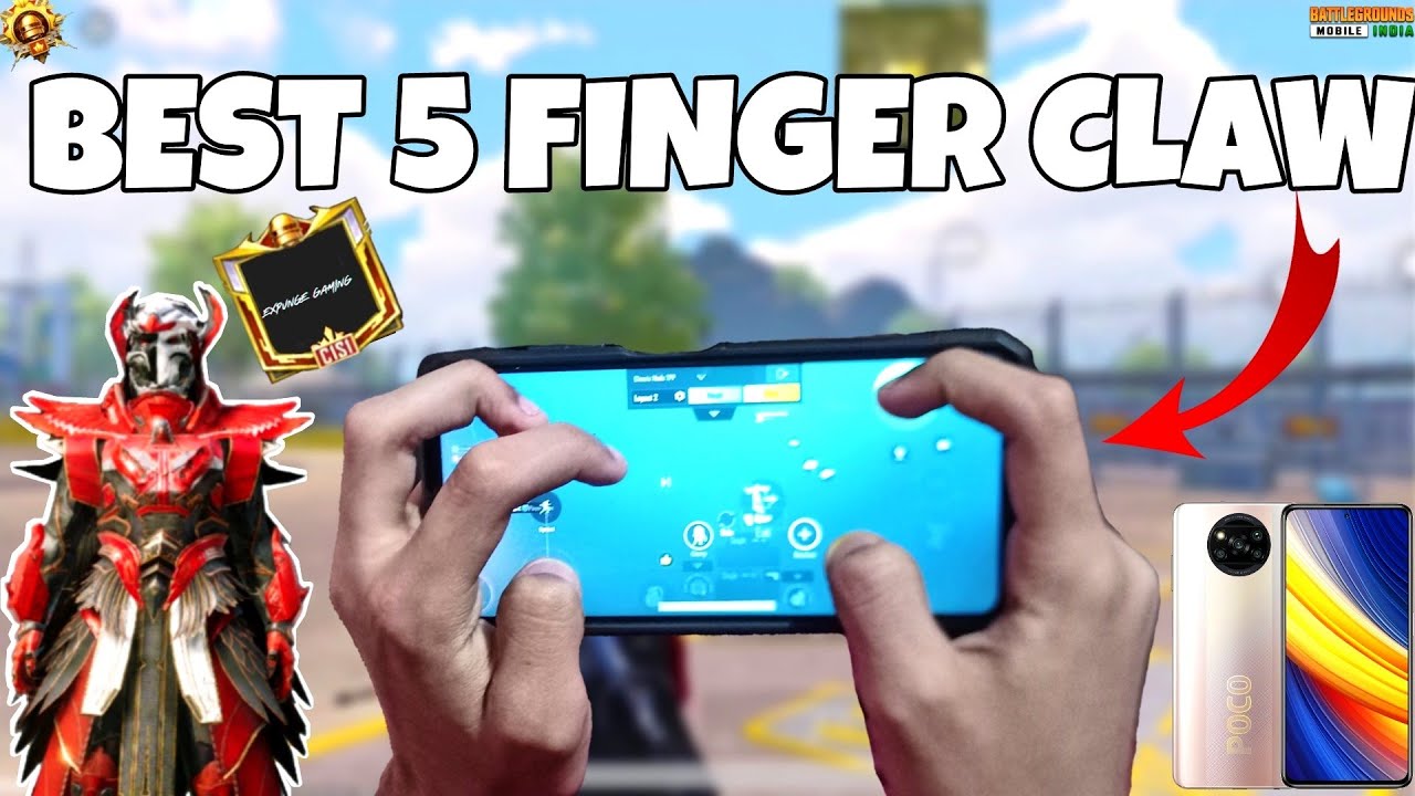 2.0 UPDATE BEST 5 FINGER CLAW🔥 CONTROL CODE FOR BGMI AND PUBG MOBILE ...