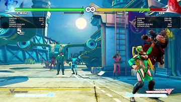 R Mika 235 + 351 corner damage Nadeshiko reset 1 bar (355 + 460 stun)
