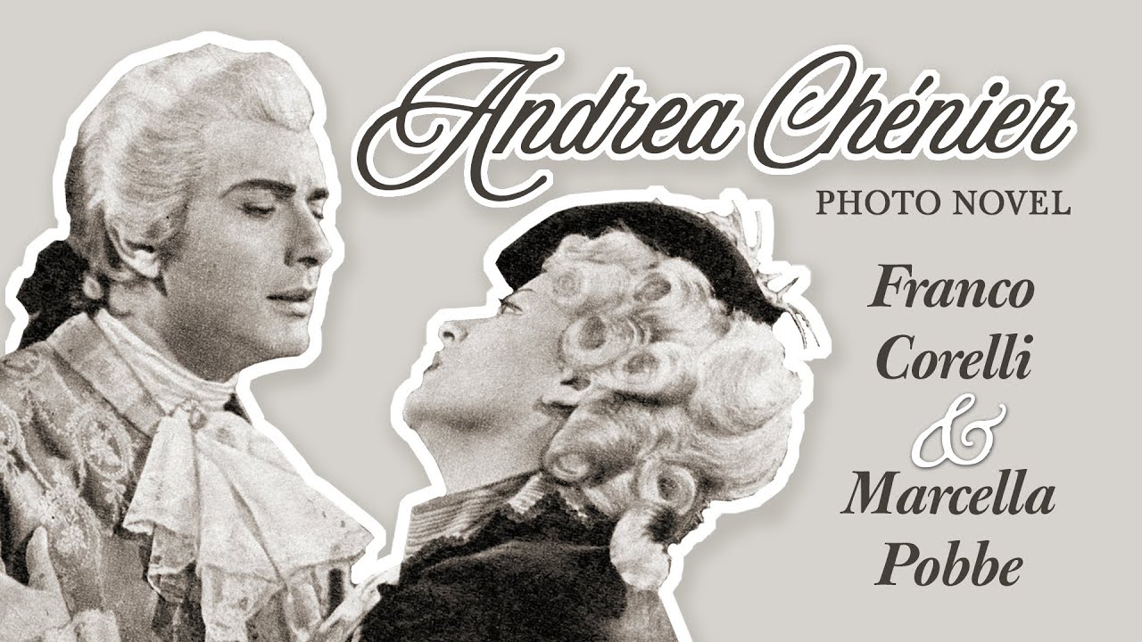 RARE! Andrea Chénier PHOTO NOVEL (1960) Franco Corelli & Marcella Pobbe (in English + Italian subt.)