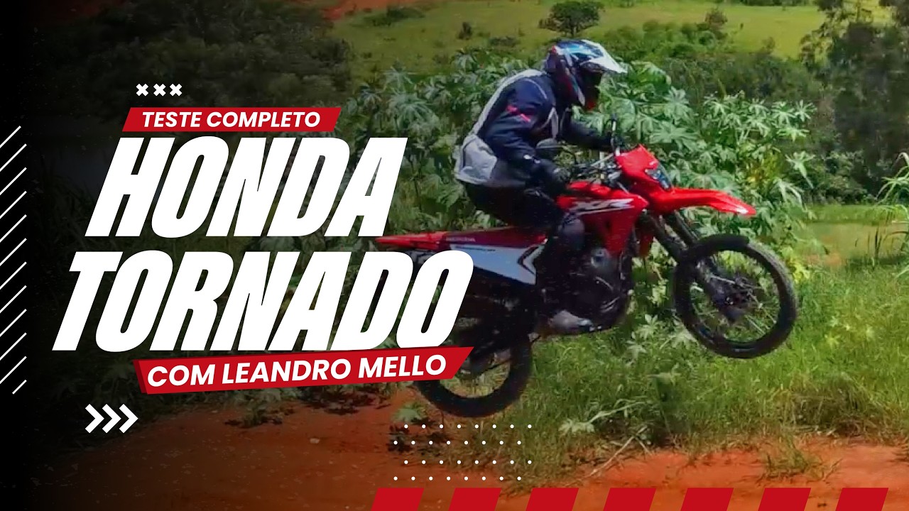 HONDA TORNADO | Teste completo com Leandro Mello
