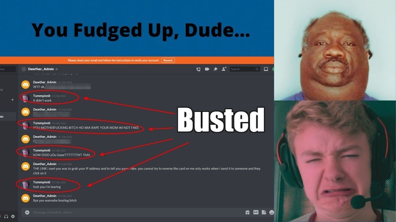 TROLLING A TOMMYINNIT SCAMMER ON DISCORD!!!! (I GOT HIS IP ADDRESS)