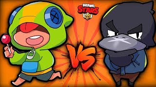 Leon Vs Crow Qual E O Melhor Lendario Luchas Estrellas Pie Gustovow Brawl Stars - desenho brawl stars 3 lendarios