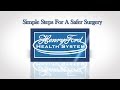 Simple steps for a safer surgery