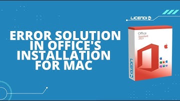 Error solution in Microsoft Office installation for Mac 🖥️ | by. Licendi