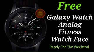 Free Galaxy Watch/Galaxy Watch Active 2 Analog/Digital Watch Face screenshot 4