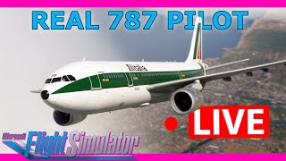 Real Airline Pilot Flies the A300-600R Live in Flight Simulator!