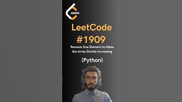LeetCode#1909 Remove One Element to Make the Array Strictly Increasing - Python