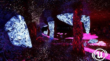 Alien Cave - Unreal environment