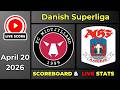 🔴 FC Midtjylland vs Aarhus AGF LIVE | Danish Superliga | April 20, 2026 | Scoreboard