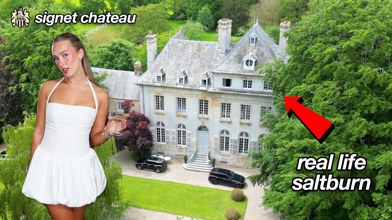 we recreated saltburn at a château in france