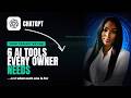 Your AI Toolkit So Far — 6 AI Tools Every Business Owner Needs | Lesson 10