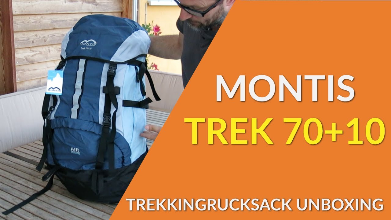 Montis Trek 70+ Trekkingrucksack Test / Unboxing / Produktdarstellung - wie gut ist dieser Montis?