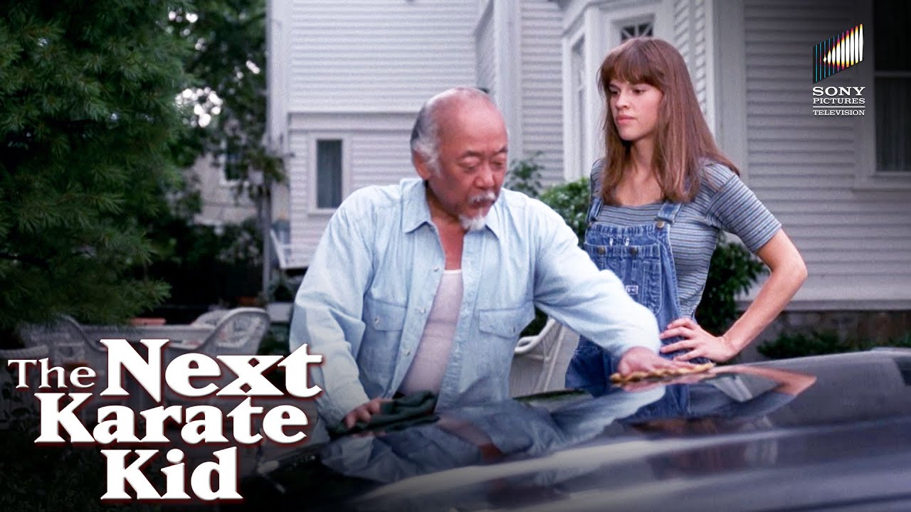 Julie wants Mr. Miyagi to teach her Karate & She Gets Attacked | The Next Karate Kid (1994)