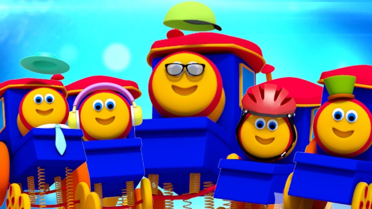 Bob o trem | Cinco Bebezinhos | musica infantil brasileira | rimas em português | Five Little Babies