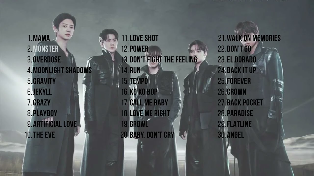 EXO など まとめて EXO 'EXO PLANET #6 - EXHORIZON' SETLIST🖤🩶 - YouTube