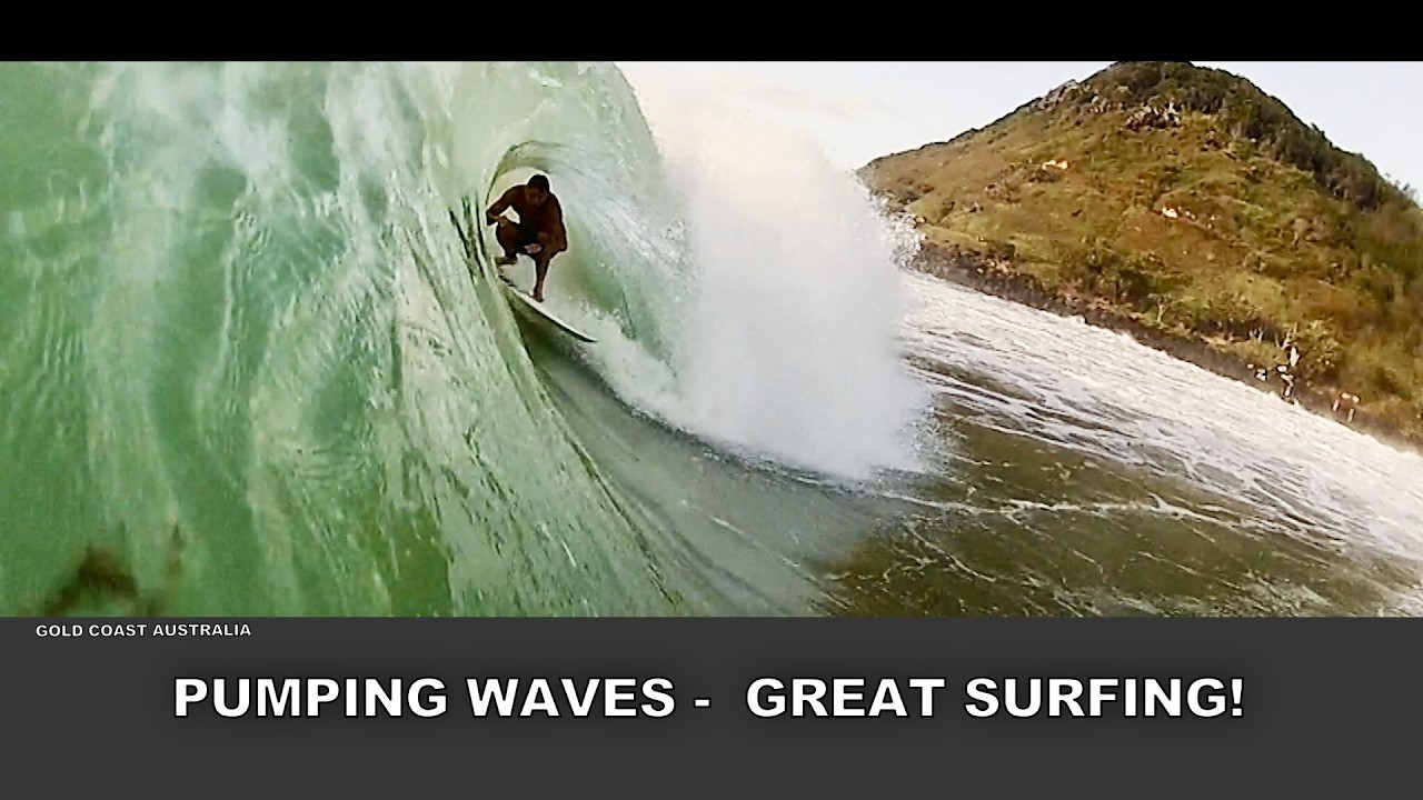 Surfing. Pumping Gold Coast Waves! Burleigh Heads, Duranbah, Snapper Rocks! All Star Cast.