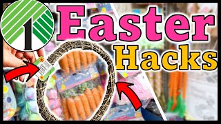 25 Dollar Tree HACKS to UPGRADE your home FAST for EASTER! $1 EASY DIYs