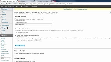 Auto Post from Wordpress to Google+