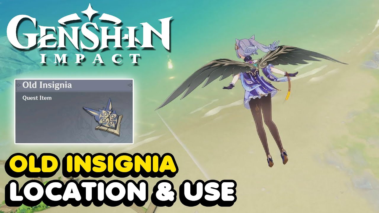 Genshin Impact 2.8 - Old Insignia Location & Who To Give It To (Quest Item)