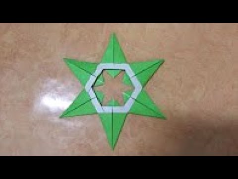 Origami 종이접기 (별) <strong>star</strong> 색종이접기  おりがみ pliage <strong>de</strong> papier 折纸 оригами 摺紙 折り紙 اوريغامي