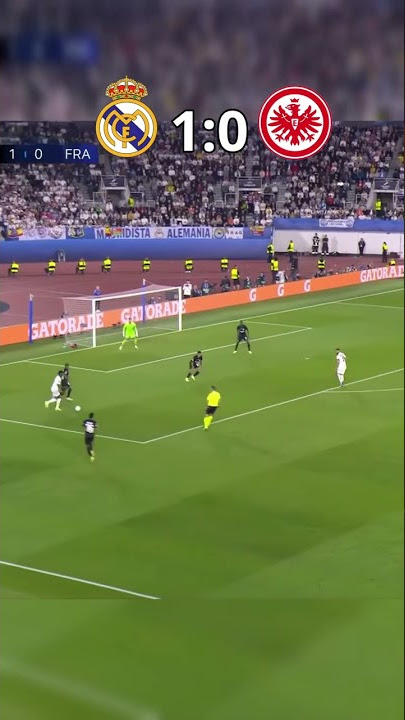 Real Madrid-Eintracht Frankfurt ||UEFA Super cup #football #футбол #footballshorts #footballmoments