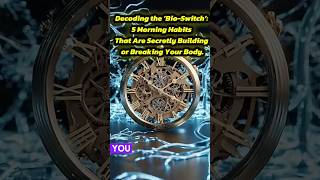 Decoding the ‘Bio-Switch’: 5 Morning Habits That Are Secretly Building or Breaking Your Body